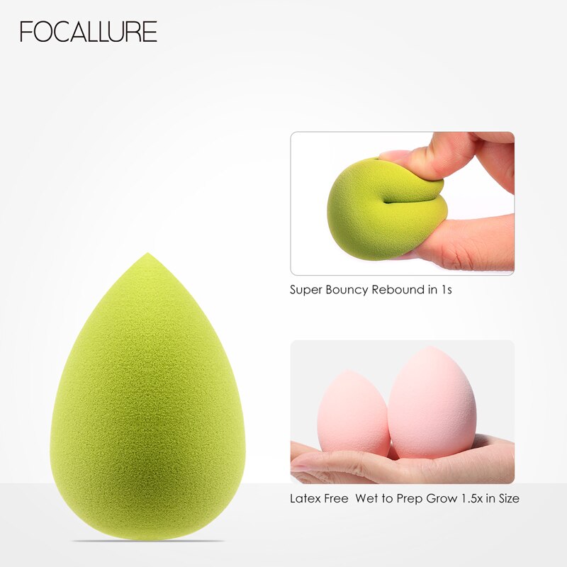 Focallure Make-Up Spons Professionele Cosmetica Foundation Powder Puff Make-Up Spons