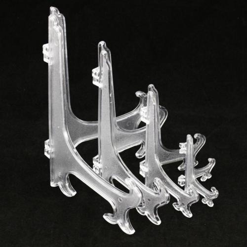 Triangle Structure Dish Display Rack High Strength Photo Frame Plate Rack Decoration Plastic Display Stand Dish Rack: 7