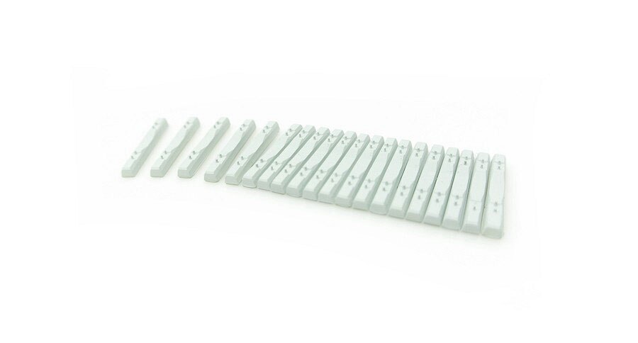 20 sztuk DIY 1:87 nowy typ III betonowa poduszka cementowa podkład tor scena kolejowa Model pociągu ho akcesoria