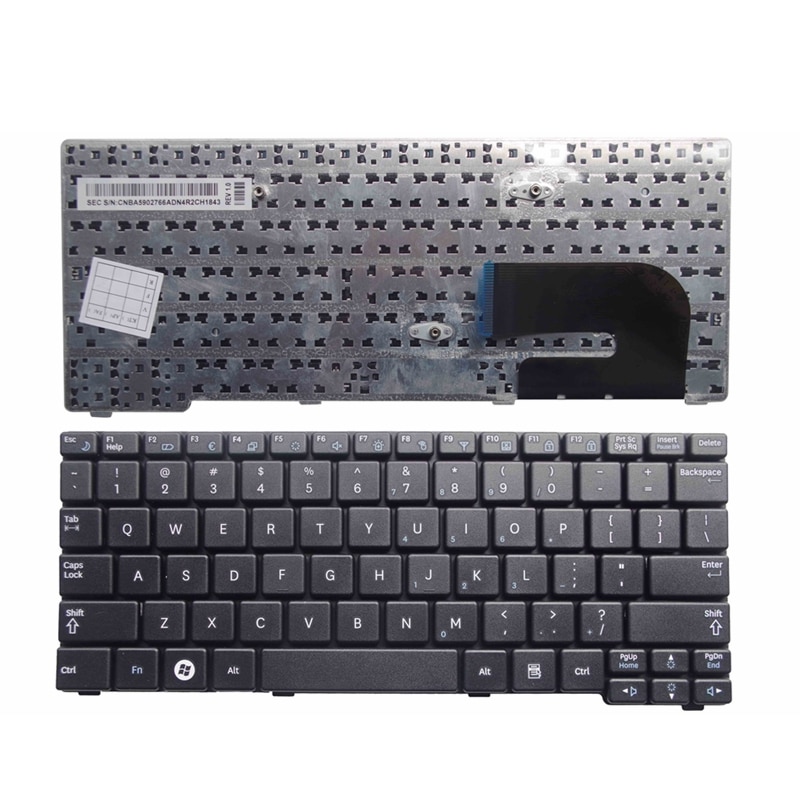 YALUZU English keyboard for Samsung N150 N143 N145 N148 N158 NB30 NB20 N102 N102S NP-N145 N148P NB30P NP-N150 US Layout