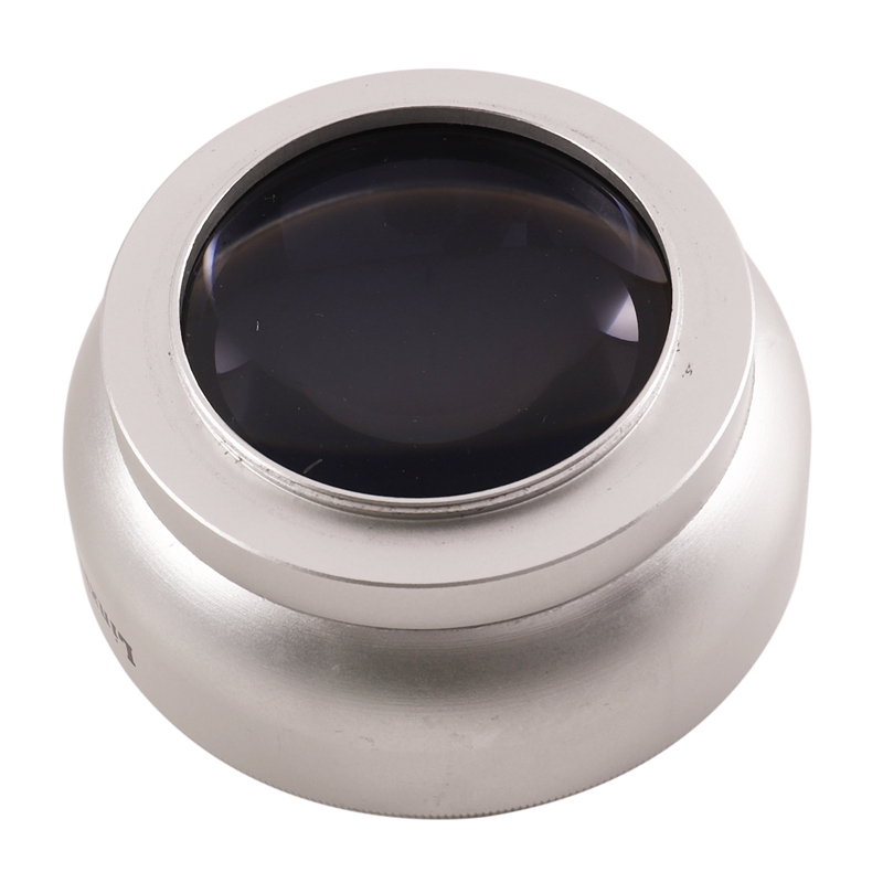 RISE-NEWYI Digital Lens Replacement 43mm 0.45X WIDE Angle + Macro Conversion LENS 43 0.45 Silver