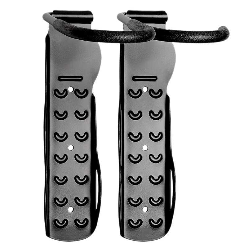 Fietsenrek opberg muurbevestiging fietshangerhaak voor binnen garage schuur  (2- pack)