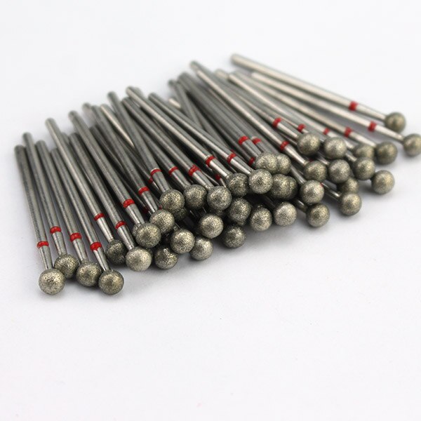 Ponceuse électrique pour ongles, jeu de mèches diamantées, fraise pour manucure, cuticules, accessoire pour Nail Art, 50pcs: SET19-33