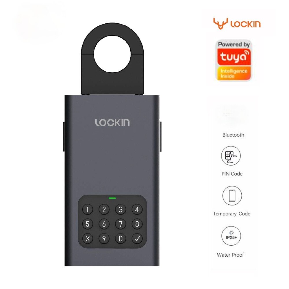 Tuya Smart Key Opslag Lock Box Bt Draadloze Wachtwoord Sleutel Veilig Legering IPX5 Waterdicht Sleutel Lock Box Afstandsbediening Veilig doos