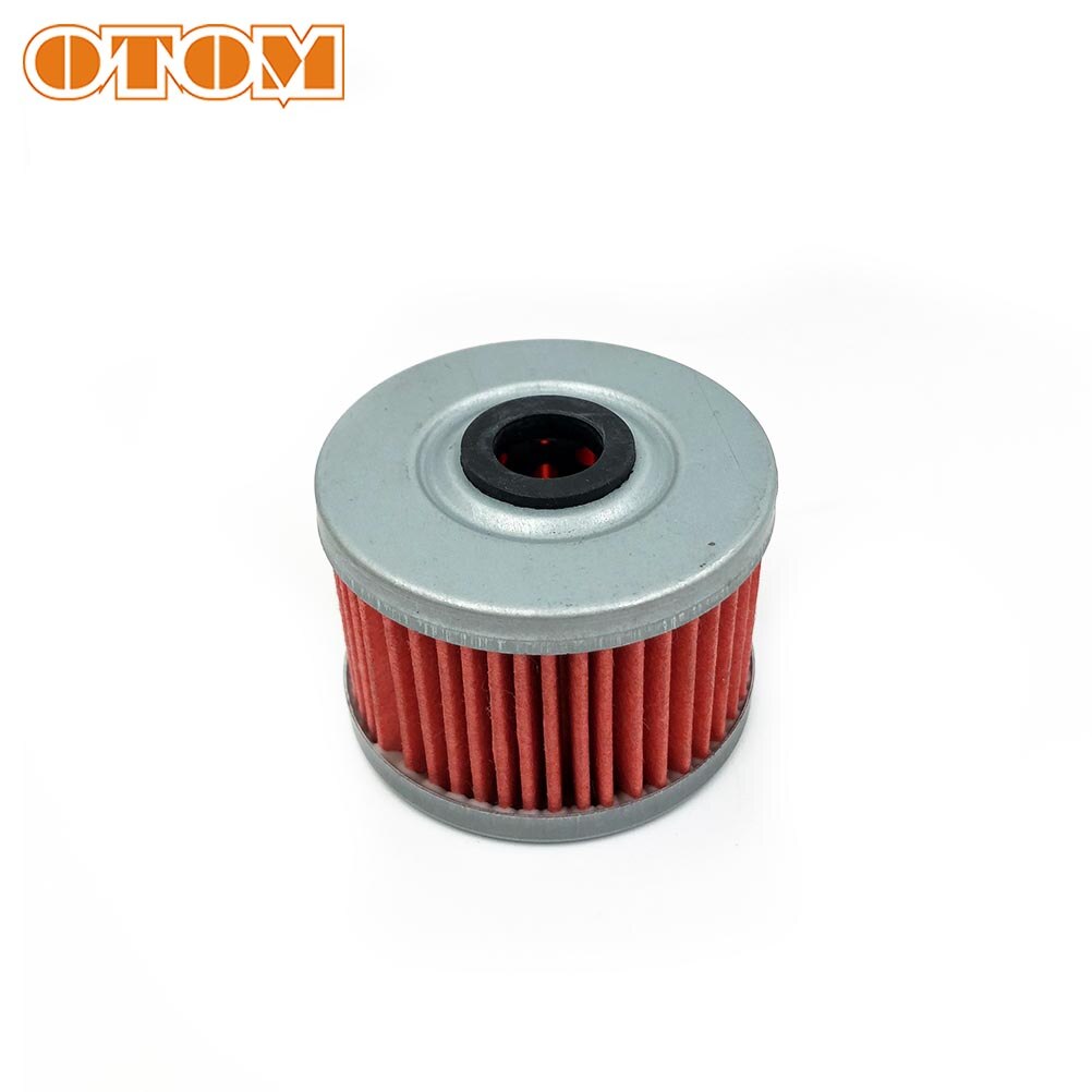 OTOM-filtro de aceite de motor para motocicleta YF300, LONCIN300R, VOGE, 300DS, 300GY, piezas de Pit Bike, papel rojo (Original), cubierta de filtro de aceite,: Red Oil Filter