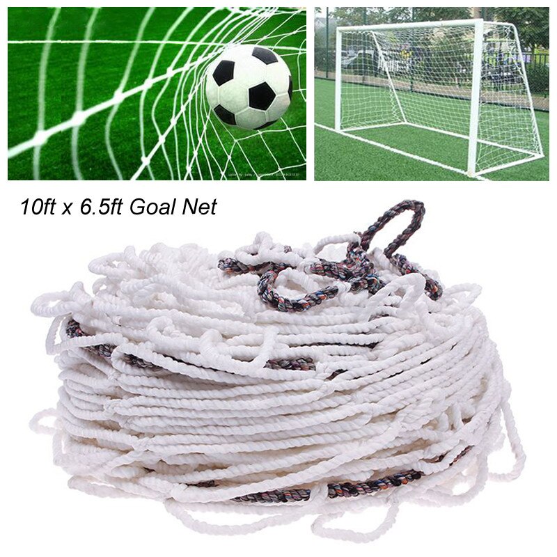 10 x 6.5 ft full størrelse fotball fotball mål innlegg nett sport kamp trening junior fotball lag offisiell størrelse for mini fotball