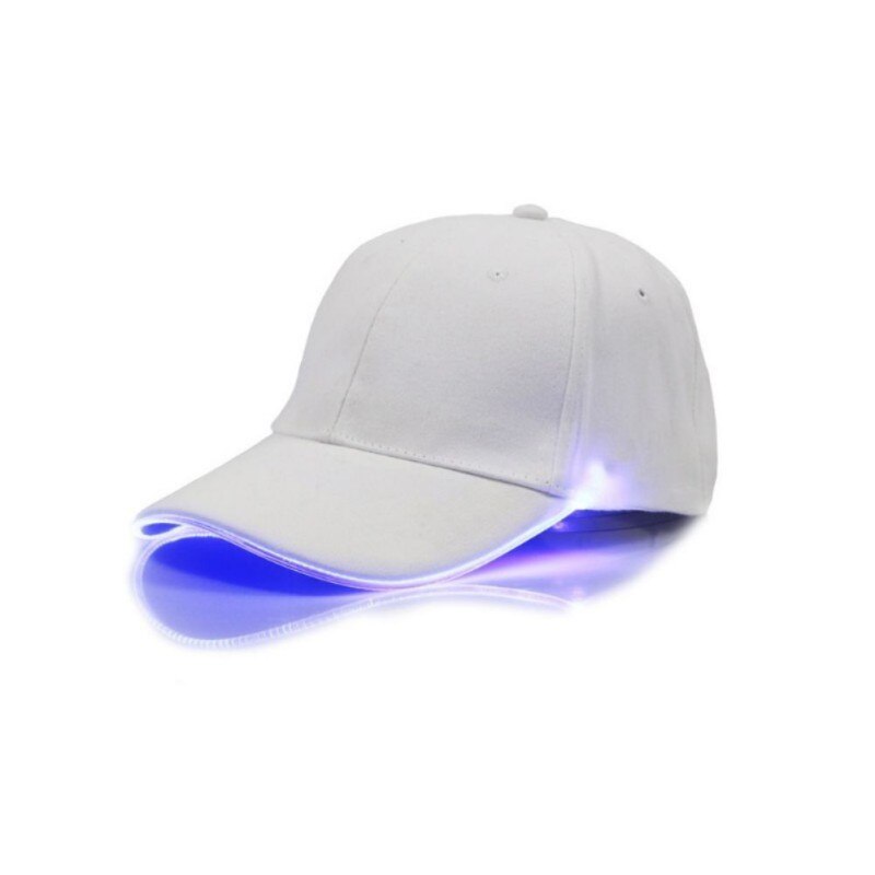 Gorras de béisbol con luz LED y gorro de vacaciones luminoso