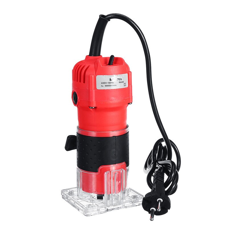 220V 1300W 6.35mm 30000RPM elektryczna ręczna przycinarka drewna Laminator router elektronarzędzia DIY frez robić drewna rzeźba narzędzie robić przycinania