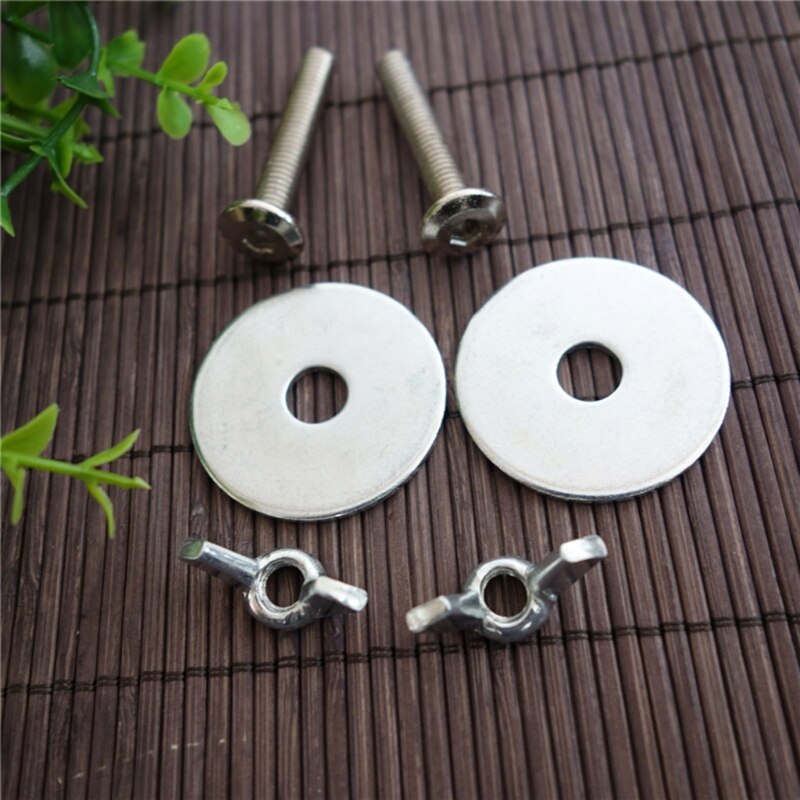 10Pcs Birds Perch Holder Parrot House Screw and Nuts Food Feeder Parts Bird Cage Breeding Box Accessories