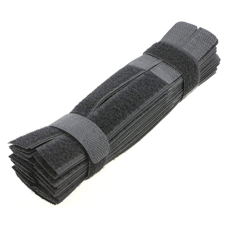 100 Stuks Kabelbinders Herbruikbare Bevestiging Draad Organizer Cord Touw Houder 7 Inch