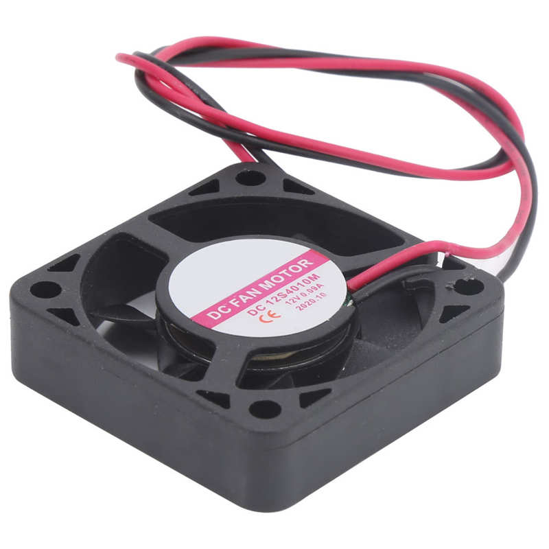 12V 0.09A Motor Cooling Fan Plastic High Temperature Resistance Motor Heat Dissipation DC Cooling Fan