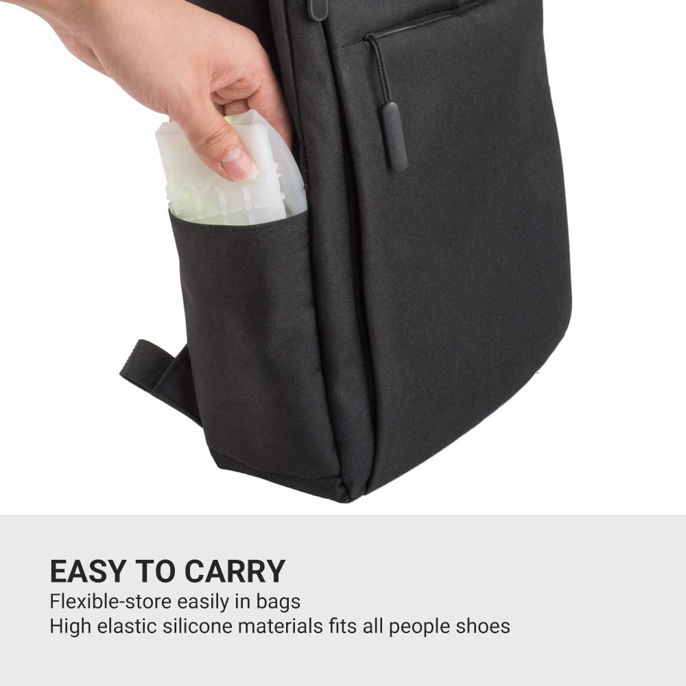 Couvre-chaussures imperméables en Silicone, surchaussures lavables, réutilisables avec fermeture éclair, résistantes aux bottes de pluie antidérapantes, pour hommes et femmes