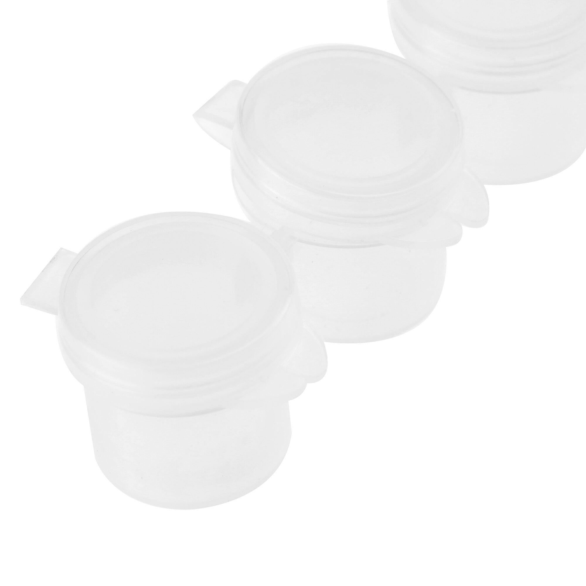 10Pcs Empty Paint Strips Mini Paint Box Arts Crafts Plastic Storage Containers Pigment Container Drawing Accessories