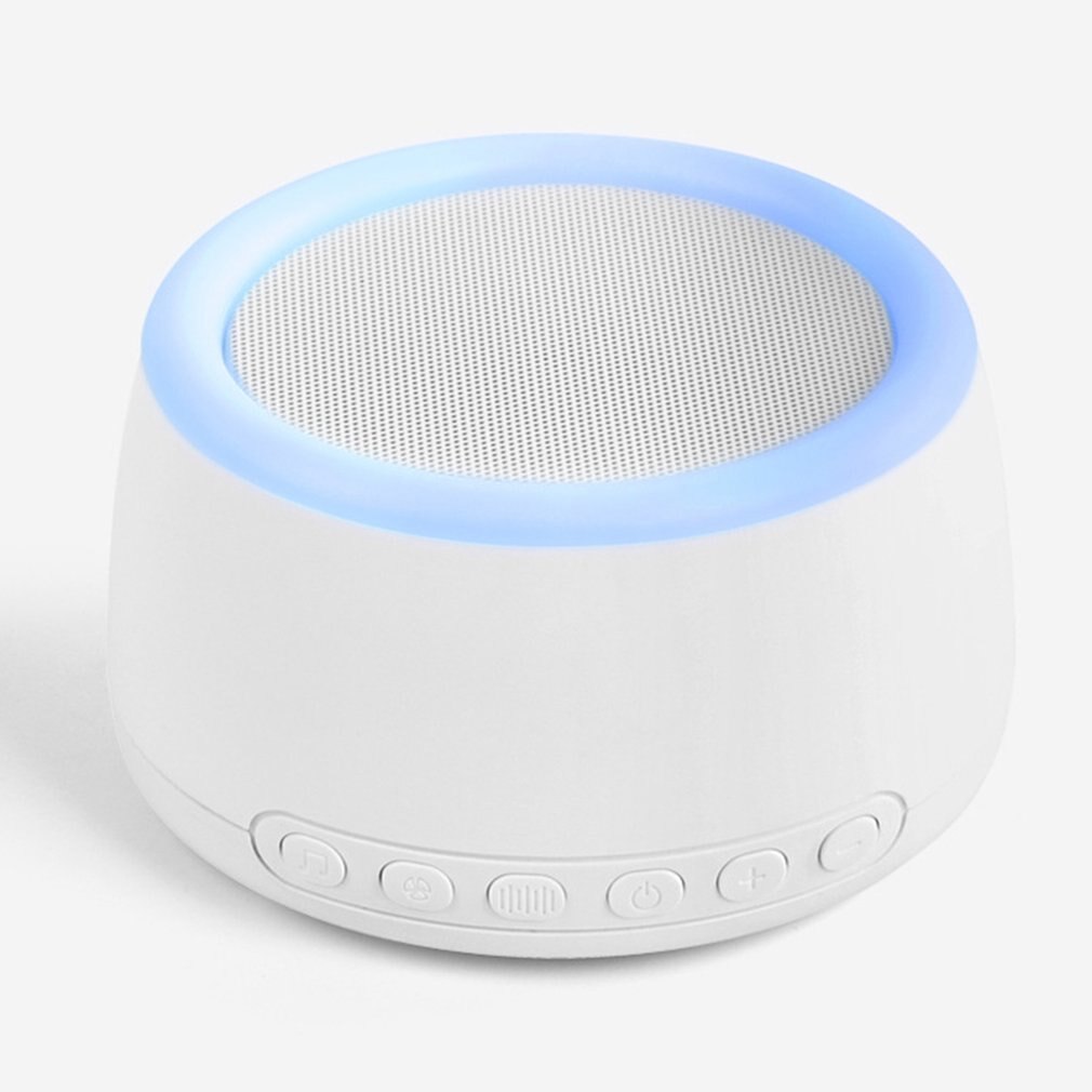 Máquina de ruido blanca recargable por USB, máquina de sonido para dormir y relajarse, para viajes de oficina, para bebés y adultos