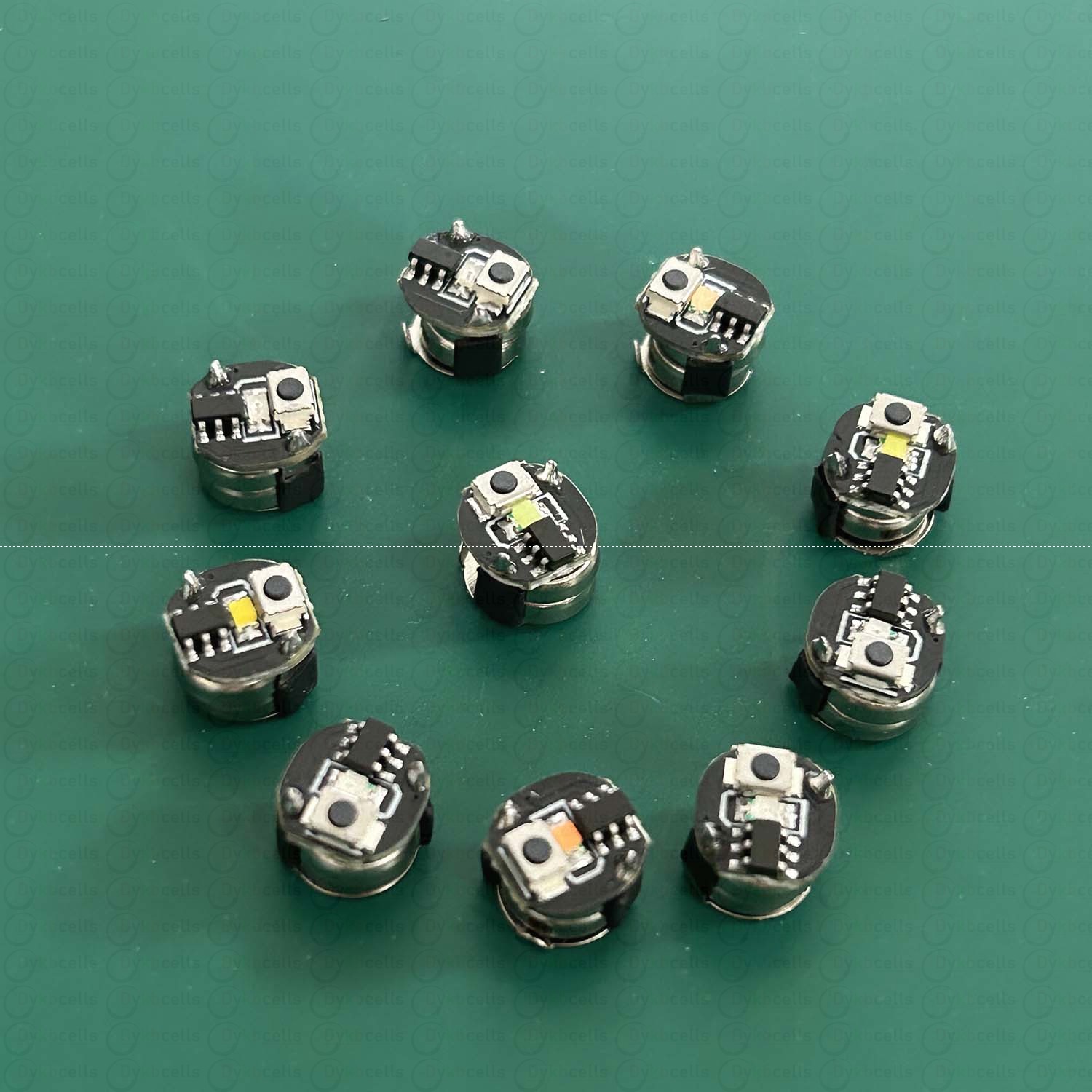 2 Stück kabellose LED-Lichtschalter-Steuerlampe, 3 Modi, immer Hölle / blinkend / atmend + AG1-Geschmack, Batterie, DIY-Modell, Sandtisch