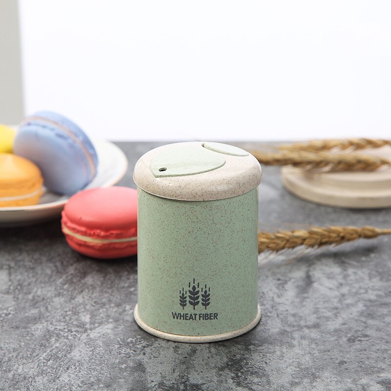 Style européen Automatique Support Pour Cure-Dents Conteneur De Paille De Blé de Table De Ménage Cure-Dents Boîte De Rangement Distributeur de Cure-Dents: E3