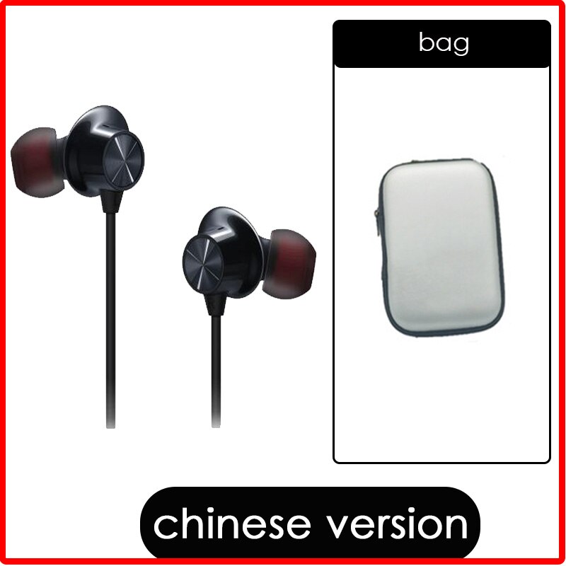 Officiella oneplus bullets trådlösa z hörlurar aptx hybrid magnetisk kontroll google assistent snabbladdare för oneplus 8 pro: Svart n silver
