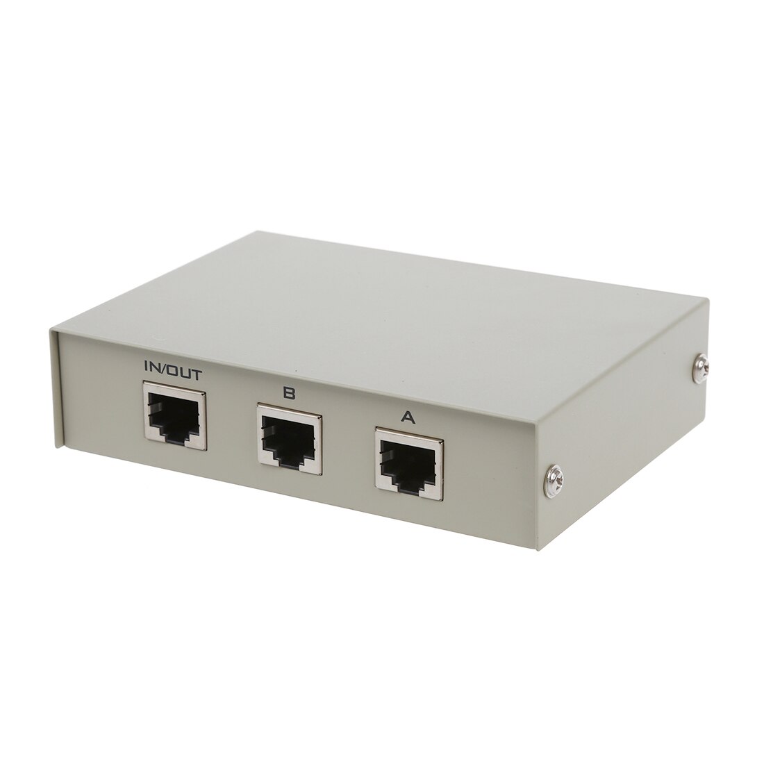 Rj45 8 p 8c netværk/telefon  ab 2 vejs 8 p 8c manuel delingsboks