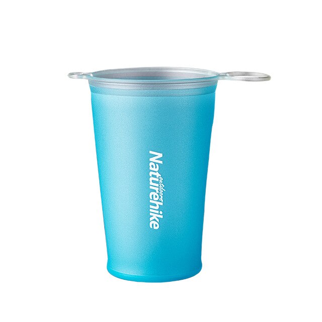 Naturehike Inklapbare Travel Cup - Food-Grade Tpu Folding Camping Cup Ultra Lichtgewicht Uitbreidbaar Drinkbeker-2 Stuks per Lot: Blauw