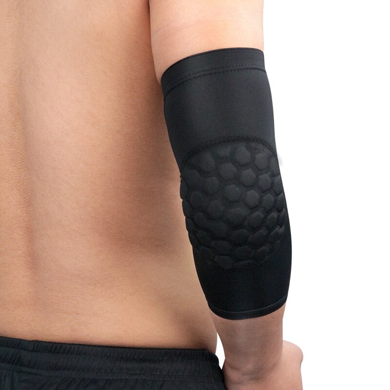 1pc Sport Elbow Pad arm sleeve armband elbow support Breathable Football Fitness Safety brace protector Basketball Arm Sleeve M