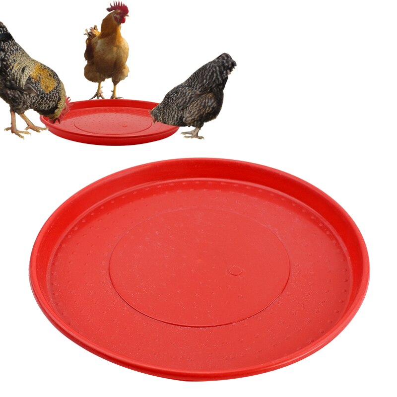 1Pcs Chick Feeder Tray Chicken Breeding Feed Tray Plastic Chicken and Duck Goose Poultry Feeding Plate Chick Feeder Equipments