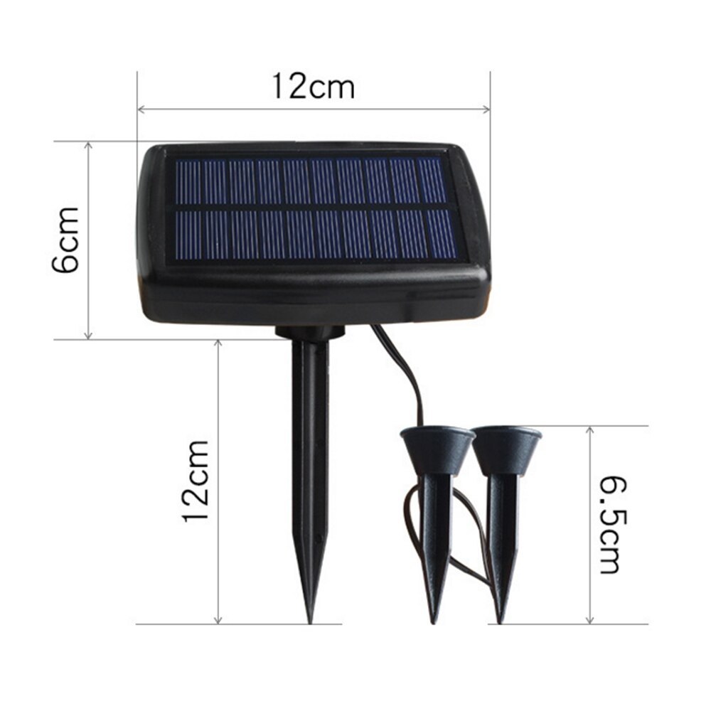 Solar Garden Light Waterproof LED Buried Lights 2 in 1 10 in 1 Outdoor Landscape Lighting for Yard Walkway Path Pool Decoration