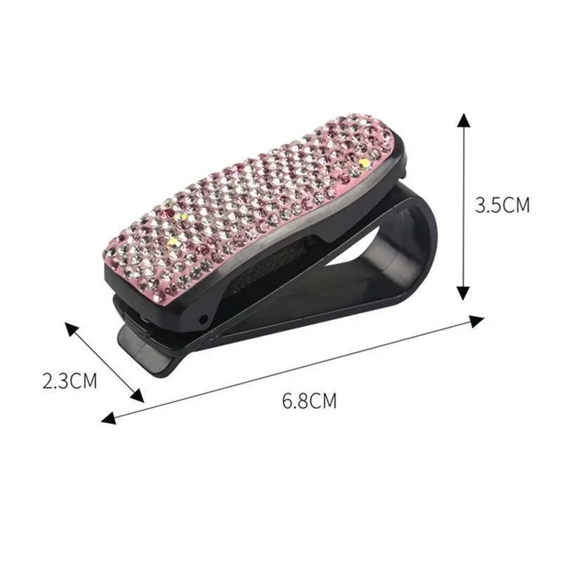 Réinitialisation de fixation automatique pour voiture, pare-soleil de véhicule, biscuits, prompt ket ket, lunettes de soleil, carte, billet, stylo, support de clip portable