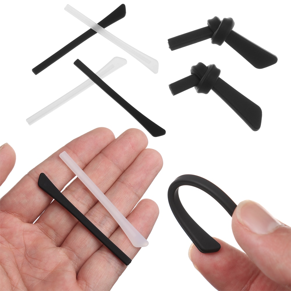 4 Paar Unisex Bril Anti Slip Oorhaak Zonnebril Slip Sets Glazen Been Sets Siliconen Tempel Tip Houder Haak Bril accessoire