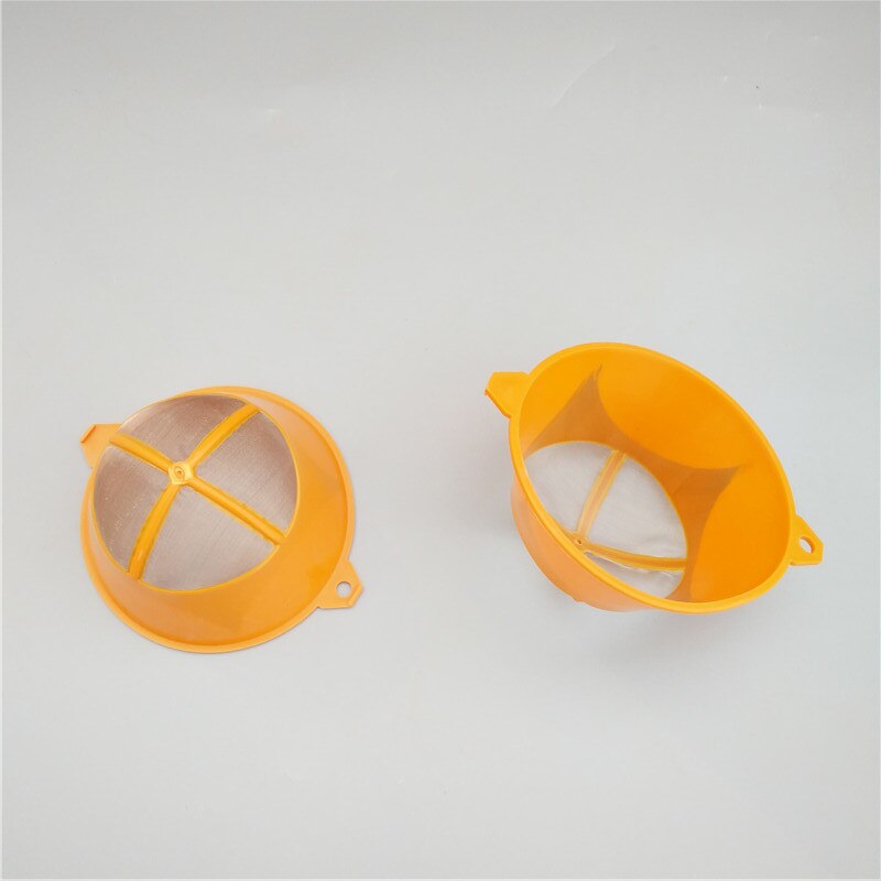 Passoire de peinture Fine réutilisable de 80 microns, 2 pièces/lot, couvercle de filtre, filet en maille d&#39;acier, entonnoir en plastique, outil à main de construction pour peintre