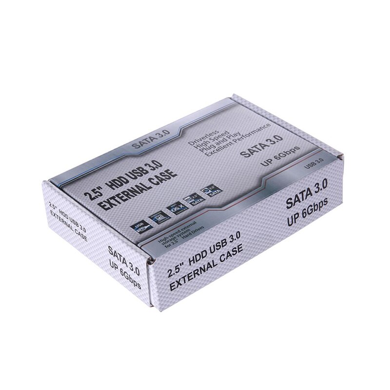 2.5 inch hdd box sata to usb HDD Case usb 3.0 SSD Enclosure external hard drive box with USB3.0 cable for HD Hard disk drives