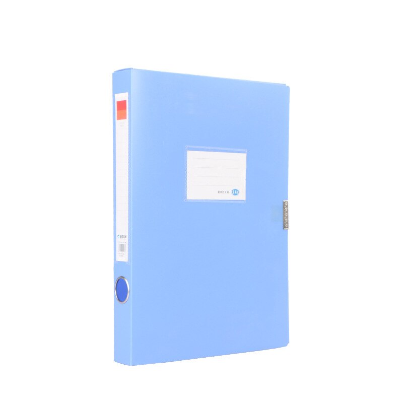 File box Office supplies 85c Plastic file box A4 file box data storage 3 inch large capacity: 5.5cm