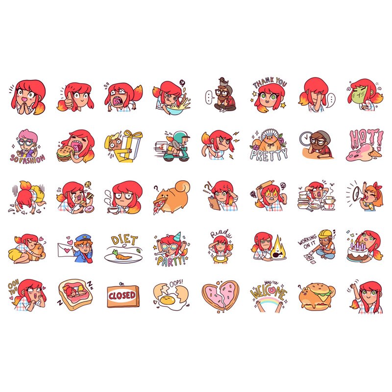 1 STUKS Aquarel Groet Woord Koreaanse Voorgesneden Decoratie Stickers Desk Organizer Schoolbenodigdheden Kantoor Accessoires: PK400