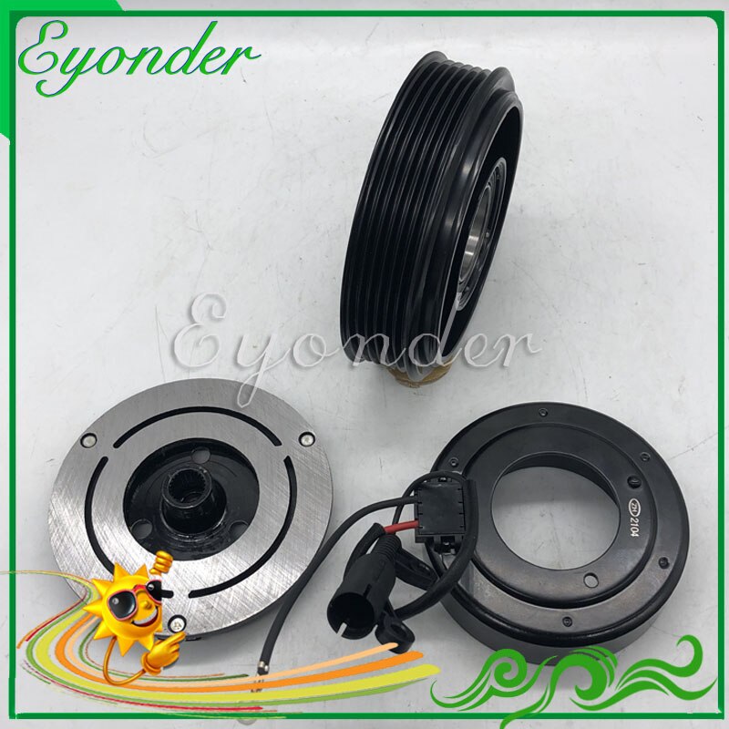 AC A/C Air Conditoning Compressor Magnetic Clutch Pulley for LAND ROVER FREELANDER ROVER 75 2.0 JPB500120A JPB101460A JPB500120