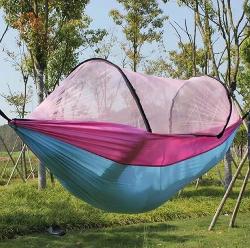 Hamac avec moustiquaire, lit-balançoire, tente d&#39;extérieur, pour le Camping, le tourisme