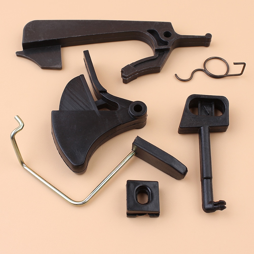 Gashåndtag fjederlås choker stang kit til husqvarna 142 137 136 141 36 41 motorsav udskiftningsdele