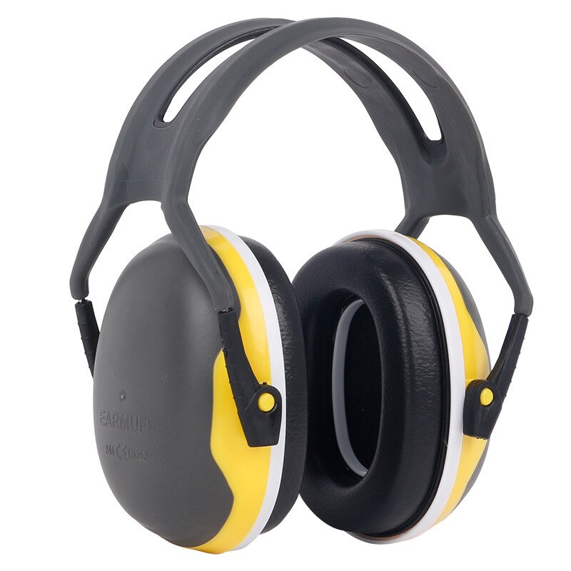 Protège-oreilles Anti-bruit pour l'extérieur, casque d'écoute pour dormir, réduction du bruit, Protection auditive: YELLOW