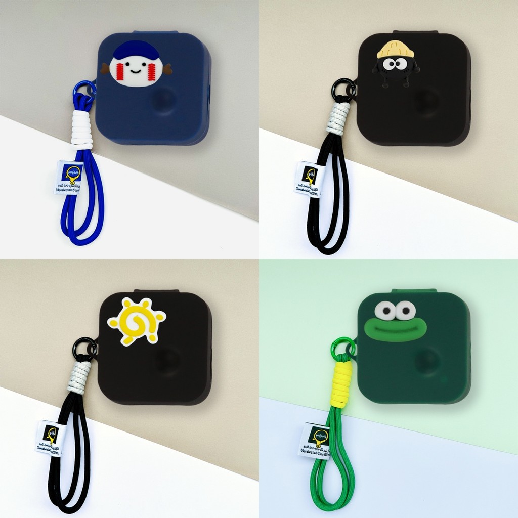 Voor niets oor 3-hoesje Leuke Lanyard-hanger Charme Niets oor R Siliconen zachte hoes Cartoon Niets oor 2-beschermhoes