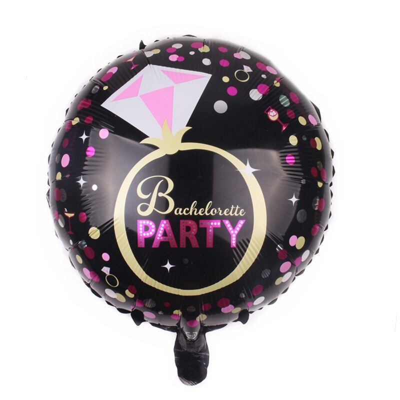 18 "ronde bachelor party aluminiumfolie ballon enkele party bar decoratie ballon