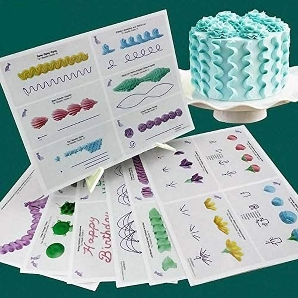 23 Sheet Cake Decorating Praktijk Board Icing Tekening Papier Sugarcraft Mould