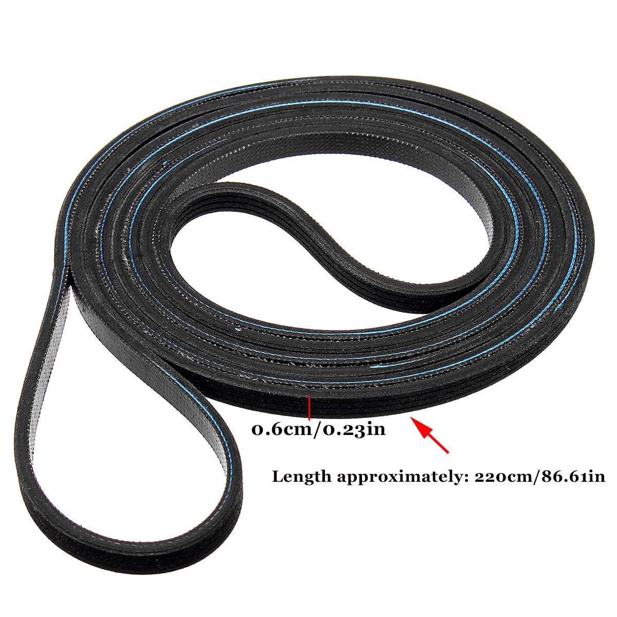 4 stuks 220 cm 0.6 cm Droger Drum Riem Voor Frigidaire Electrolux 137292700 AP4565702 PS3408299 WE12M29 134503900