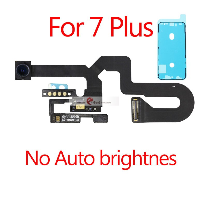 1pcs Proximity Sensor Light Flex Cable For iPhone 7 8 Plus 5.5 Front Camera with screws earpiece Assembly: 7 Plus No  bright