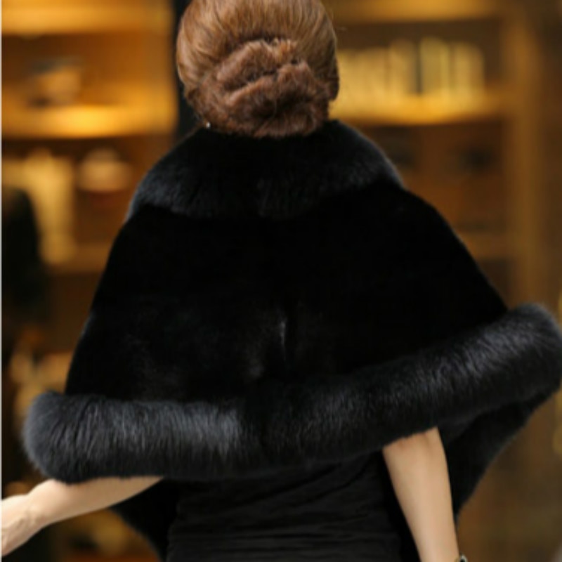 2019 kobiet zima dorywczo okazje zawinąć ślubny zawinąć kurtki zimowe ciepłe futro płaszcz ślubny