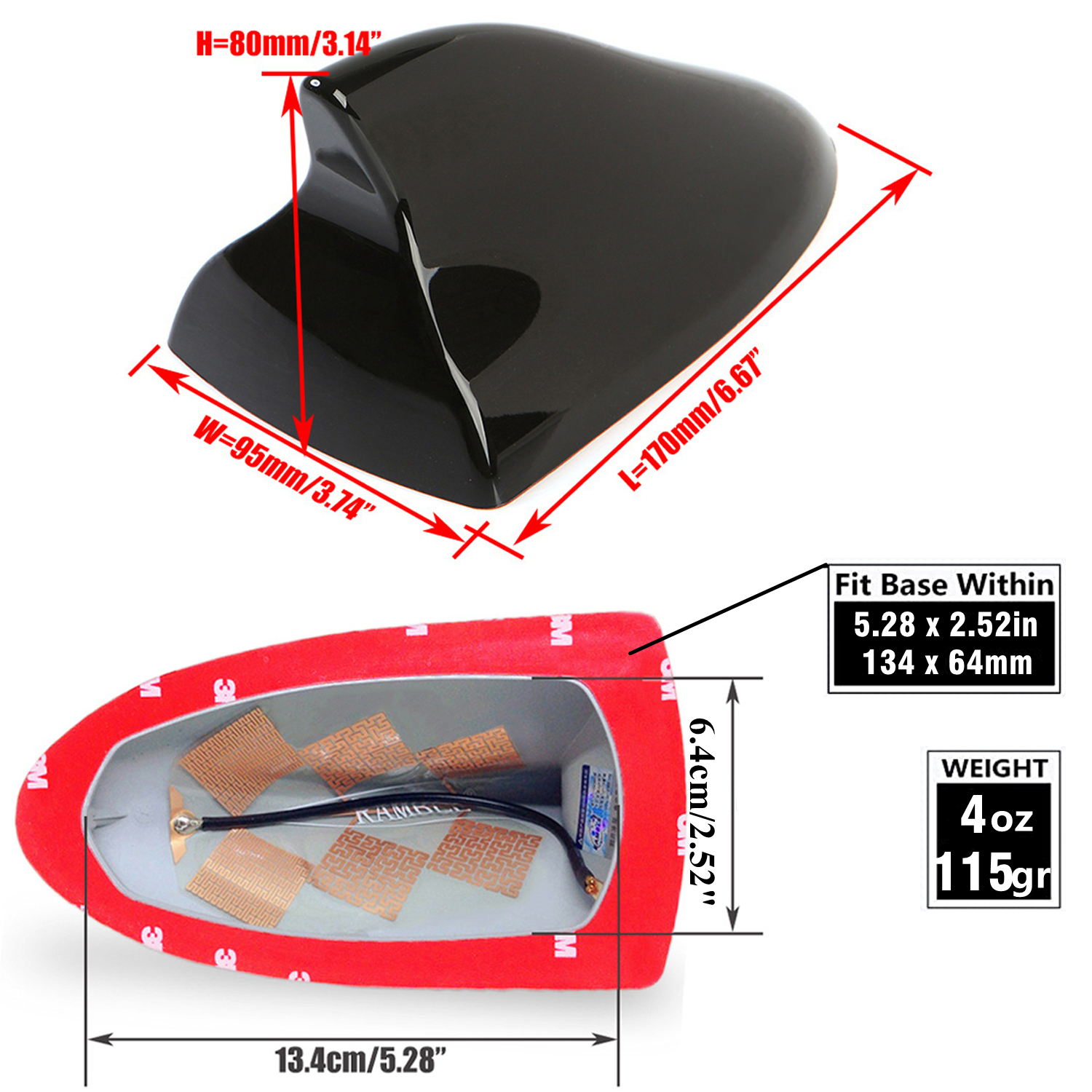Antenne de toit de voiture pour Renault Megane 2 3 ii iii 1 i, FM/AM, aileron de requin, pour Signal Radio