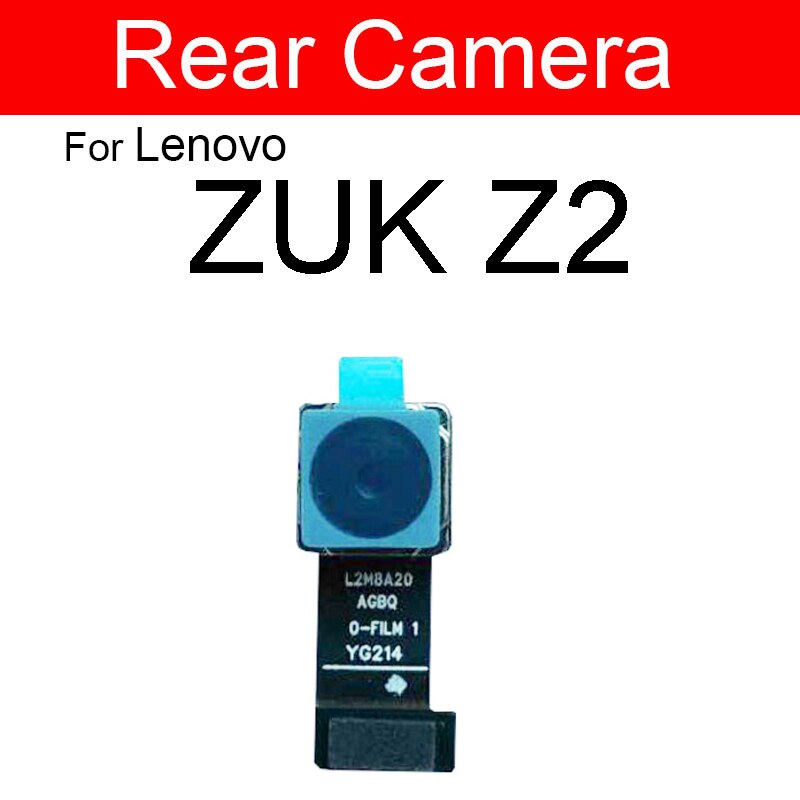 Rear Main Camera Flex Cable For Lenovo ZUK Z2 Back Big Camera Facing Small Camera Flex Ribbon Cable Repair Replacement Parts: back