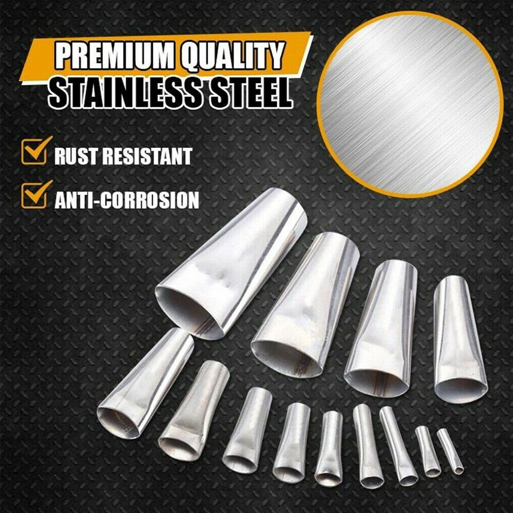 14pcs Kitchen Applicator Tool Reusable Durable Finisher Caulking Nozzle Sealing Mortar Sprayer Bathroom Stainless Steel Pointing