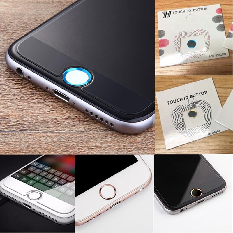 Home Button Sticker Protector Keypad Keycap For IPhone 5s 5 6 6s 7 Plus Support Fingerprint Unlock Touch Key ID