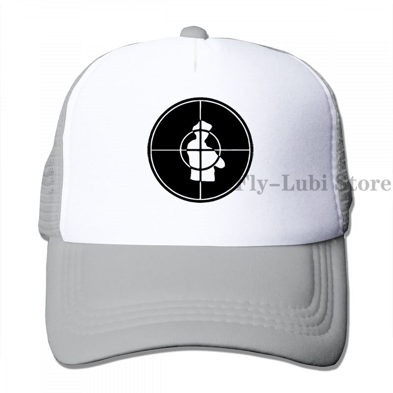 Public Enemy Cr Baseball cap men women Trucker Hats adjustable cap: 3-Gray