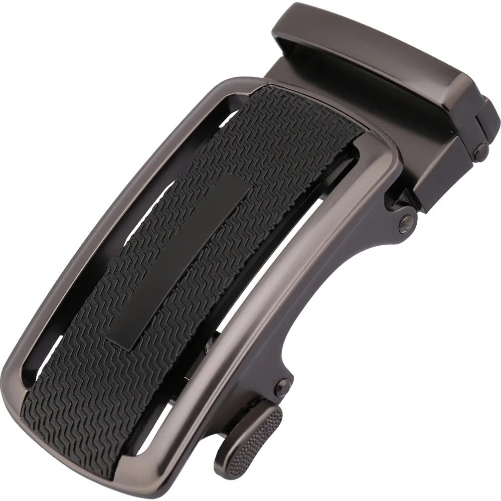 Luxury Brand Famous Belts Automatic Buckle for 3.5cm Leather Belt Men for Men: Lavender