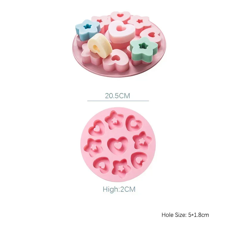 Stampo in silicone a forma di cuore per teglia da forno Pasticceria caramella sbarra Stampo per cioccolato Regalo di nozze fai da te Stampi in resina epossidica Fornitura da cucina: Cioccolato