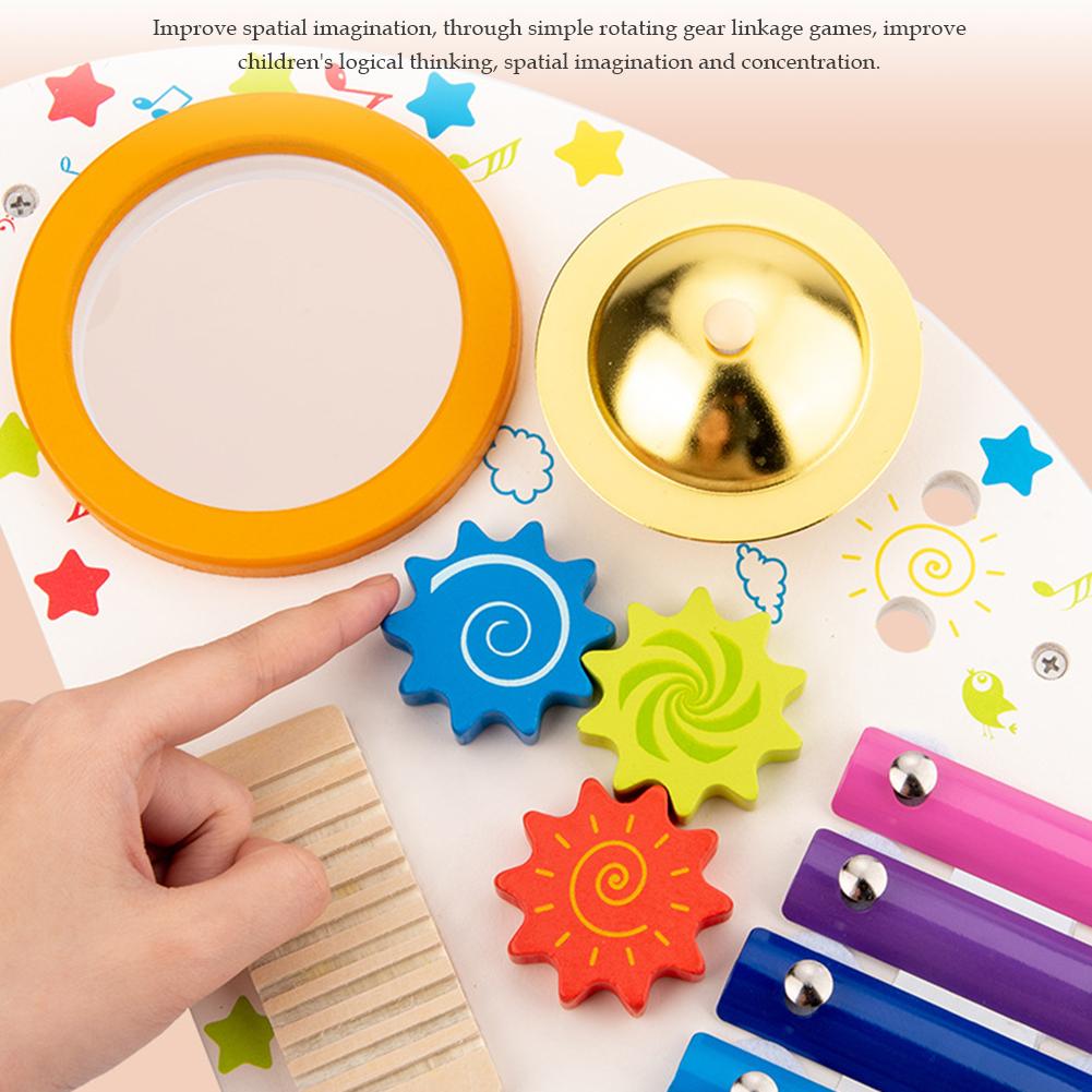 Kids Xylofoon Kleurrijke Hand Knock Xylofoon Muziekinstrument Met Hamers Educatief Speelgoed Voor Kinderen